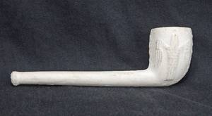 Vintage German Hand Carved Meerschaum Pipe