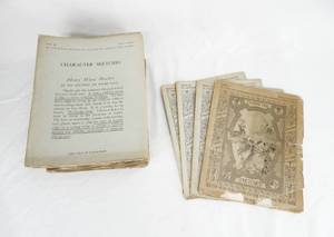 Antique 1902 Selmar Hess Character Sketches Magazines Parts 1 - 52