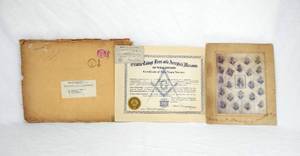 Vintage Grand Lodge Free and Accepted Masons Documents and Antique Photo