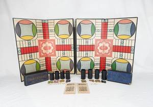 Set of 2 Vintage 1929 Parcheesi Board Games