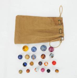 Lot of 20 Vintage and Antique Marbles