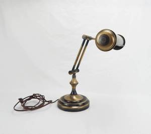 Vintage Adjustable Portable Brass Lamp