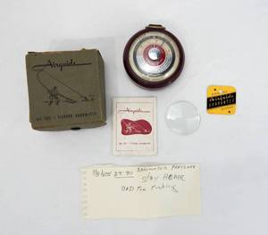 Vintage Airguide No. 225 Fishing Barometer