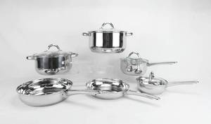 New Chef Mate Stainless Steel Cookware Set