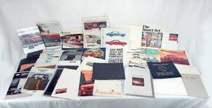 Large Lot of Vintage Automobile Promotional Catalogs and Car Owner Manuals