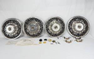 Set of 4 Wheel Rims with General Motors Corporation Emblems in box