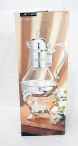 New Silver Plated Carafe with Warmer by Studio Silver Smiths