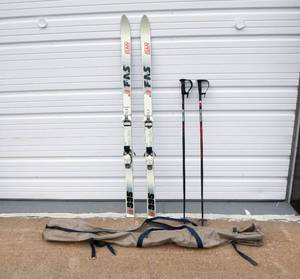 Elan FAS Carbon 995 170 Skis with Allsop Shock Absorber Poles with Sport Graphics Bag.