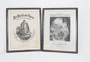 Lot of 2 Framed Prints