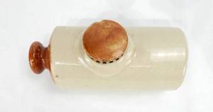 Antique English Stoneware Foot Warmer