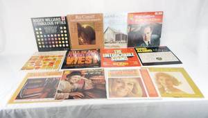 Lot of 12 Vintage Albums including Roger Williams Ray Conniff, Bill Black and more
