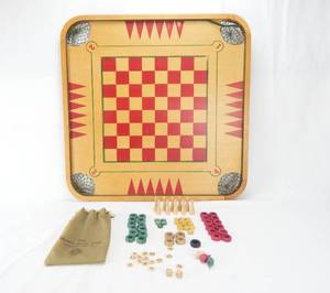 Vintage Carrom Game No. 85 with Pieces
