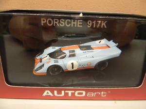lot 5 image: 143 SCALE AUTO ART PORSCHE 917 K #1 - NEW IN BOX - AWESOME PIECE - SEE PICTURES