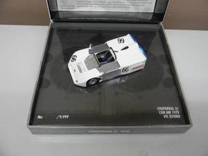 lot 20 image: 143 SCALE MINICHAMPS CHAPARRAL 21 CAN AM 1970 VIC ELFORD - No 22669999 - IN BOX - AWESOME GREAT PIECE - SEE PICTURES