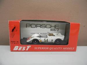 lot 35 image: 143 SCALE BEST MODELS PORSCHE 9082 BRANDS HATCH 1969 - NEW IN BOX - GREAT PIECE - SEE PICTURES
