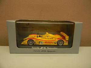 lot 45 image: 143 SCALE MINICHAMPS PAULS MODEL ART PORSCHE RS SPYDER  - NEW IN BOX - AWESOME GREAT PIECE - SEE PICTURES