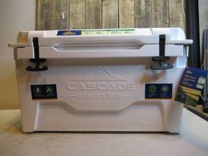 lot 21 image: Cascade Mountain Tech 80 Quart Rotomolded Cooler