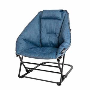 lot 33 image: Mac Sports RF904DR-100 Diamond Rocker Chair, Steel Blue