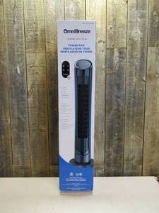 lot 8 image: OmniBreeze Tower Fan w remote