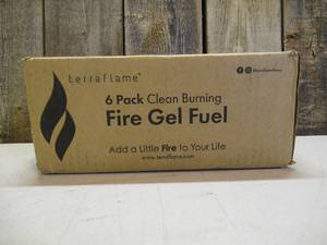 lot 51 image: Terra Flame Pure Gel Fuel by SunJel - 6 Pack