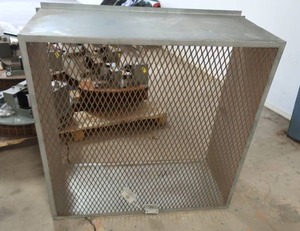 LARGE METAL FAN BOX