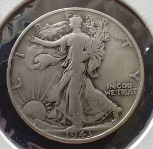 1943 Walking Liberty Silver Half Dollar