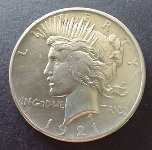 1921 Peace Dollar