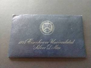 1974 Uncirculated Eisenhower Silver Dollar