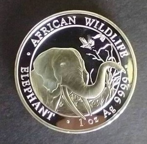 2018 Somalia African Wildlife 1 Oz. Silver Coin