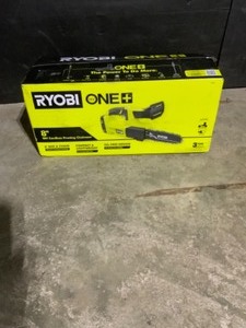 RYOBI ONE 18V 8 in. Cordless Battery Pruning Chainsaw with 2.0 Ah Battery and Charger. See Pictures