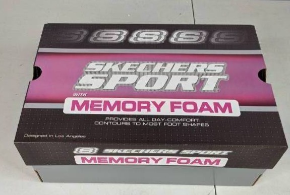 lot 369 image: New Skechers Sport with Memory Foam Sneakers, Women 6.5
