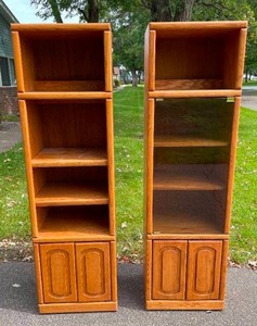 lot 97 image: Set of (2) Wall Unit Shelves