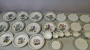 lot 334 image: Lot of 28 Piece Dishware Set by Portmeirion Botanic Garden by Susan Williams-Ellis