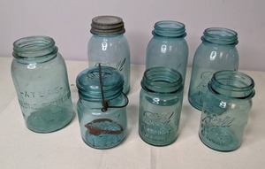 lot 228 image: Ball Mason Jars, Set of 7