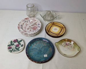 lot 215 image: Lot of 13 Dishes, China, and Tableware Three Crown China, Avon, Arabia, Johnson Brothers & Vernon Ware