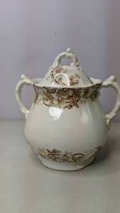 lot 302 image: Antique John Maddock & Sons Biscuit Jar