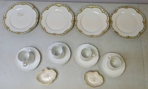 lot 310 image: Lot of 14 Vintage Dishes by Lenox, Silesia, Haviland Limoges