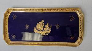 lot 331 image: Stunning Prestige de Limoges Porcelain Tray