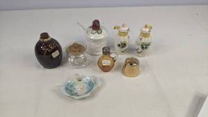 lot 258 image: Vintage Table Condiment Lot - Hull, Tiffin, Noritake