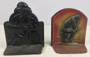 lot 378 image: Set of (2) Vintage Bookends