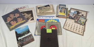 lot 377 image: Great Vintage Lot Roadmaps, Calendars, Postcards, Records, & More