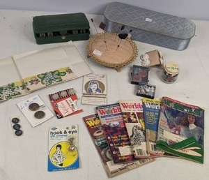 lot 383 image: Vintage Sewing Lot Singer Accessories