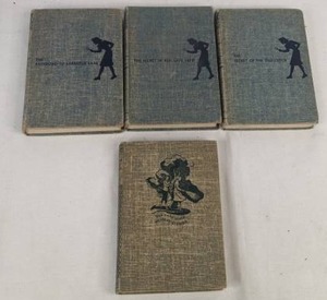 lot 353 image: Lot of 4 1930s Books 3 Nancy Drew Mystery Stories and 1 Dana Girls Mystery Story
