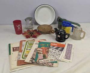 lot 360 image: Large Lot of Fun, Mostly Vintage, Kitchenware Nesquik, Flintstones, Purina Beautena and More