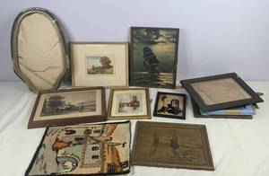 lot 356 image: Beautiful Framed Art Prints and Empty Frames