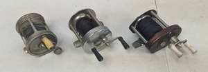lot 394 image: Set of (3) Antique Fishing Reels