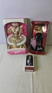 lot 423 image: Lot of 3 Special Edition Barbie Dolls