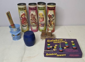lot 401 image: Lot of Vintage Childrens Games and Puzzles