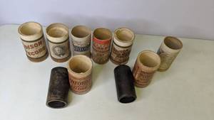 lot 159 image: Antique Cylinder Records and Empty Cylinder Cases