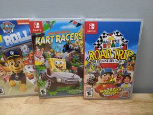 lot 22 image: Set of 6 Brand New Nintendo Switch Video Games Carnival Super Monkey Ball Paw Patrol Nickelodeon Sonic Mania